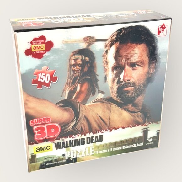 AMC The Walking Dead Super 3D Puzzle 150 Pieces 18 inch x 12 inch New Sealed - Picture 1 of 3